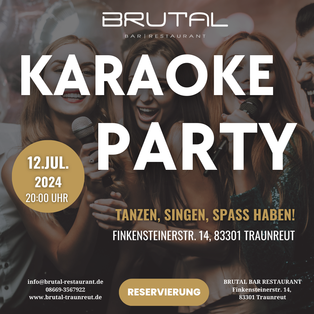 Karaoke Party im Restaurant Traunreut