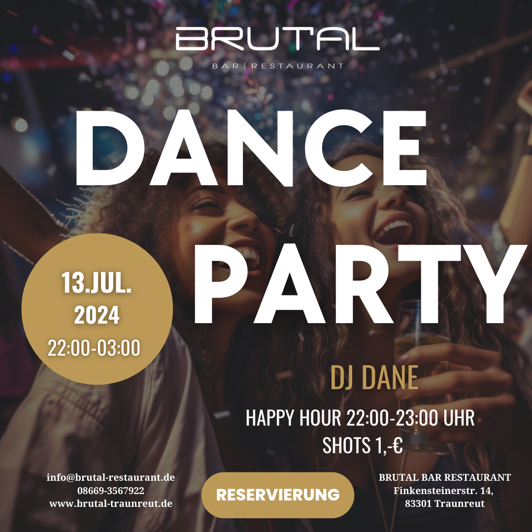 Dance Party mit DJ Dane im Restaurant Traunreut