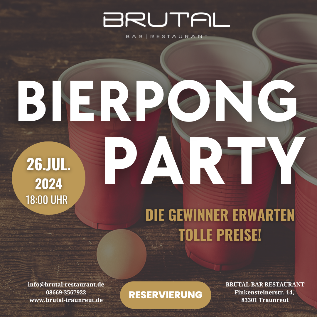 BierPong Party im Restaurant Traunreut